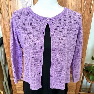Mixed Stitch Crochet Cardigan